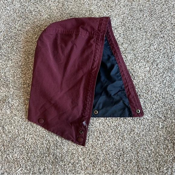 Eddie Bauer Wool Blend Lined Chore Jacket, Burgundy Color, Size Large - Picture 10 of 15